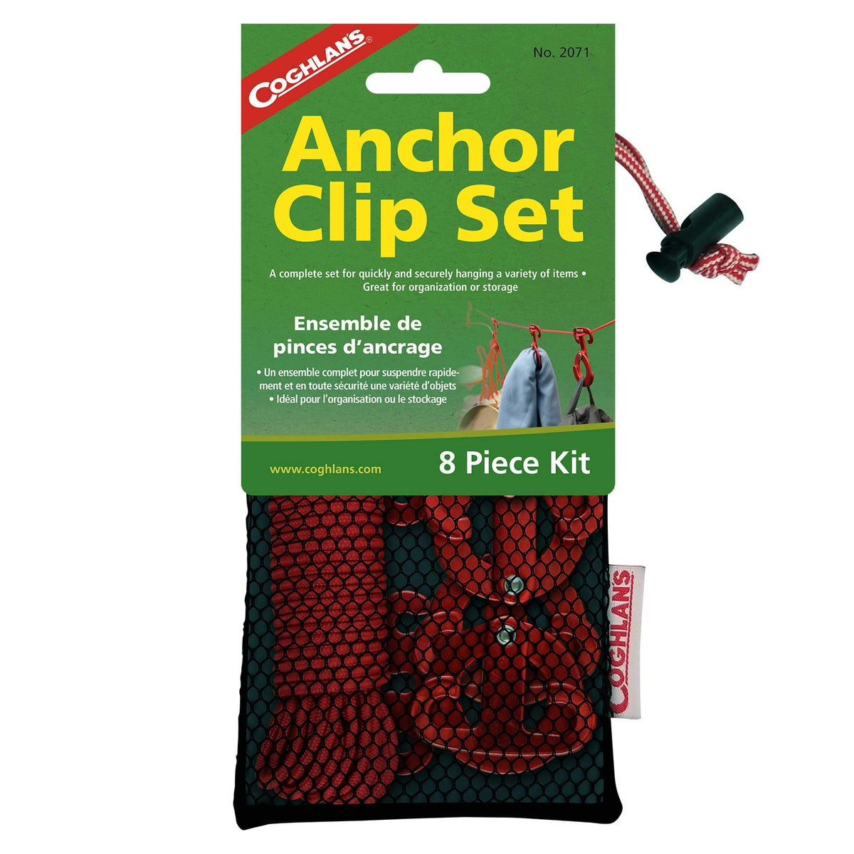 Coghlans Qualifies for Free Shipping Coghlans Anchor Clip Set 8-Piece #2071