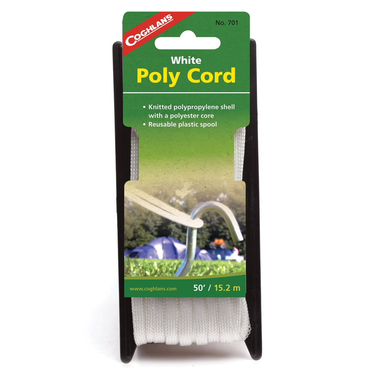Coghlans Qualifies for Free Shipping Coghlans Braided Poly Cord 50' #701