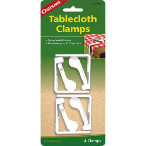 Coghlans Qualifies for Free Shipping Coghlans Deluxe Table Cloth Clamps 4-pk #9211