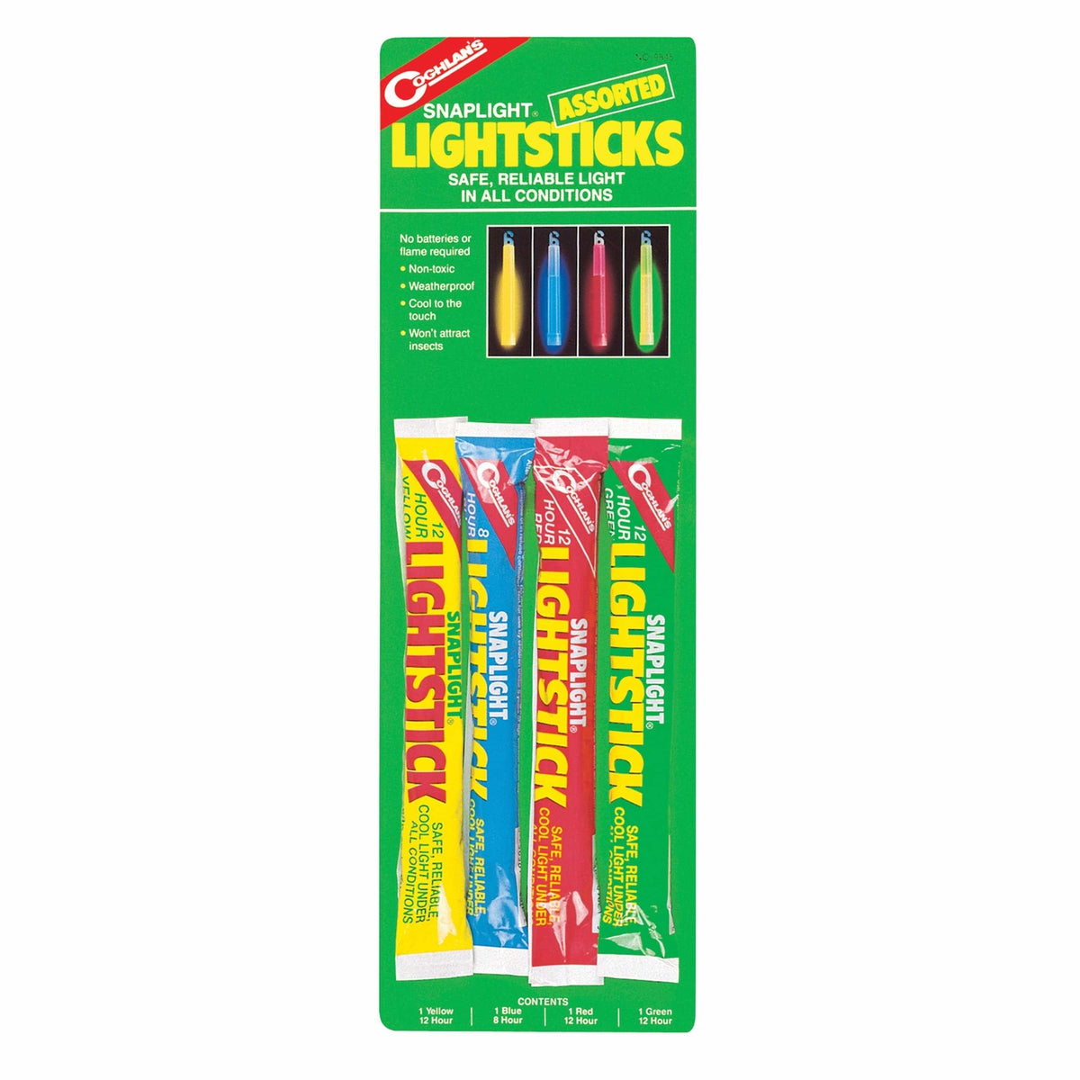 Coghlans Qualifies for Free Shipping Coghlans Light Sticks 4-Pack #9845
