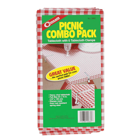 Coghlans Qualifies for Free Shipping Coghlans Picnic Combo Pack Table Cloth Clamp #660