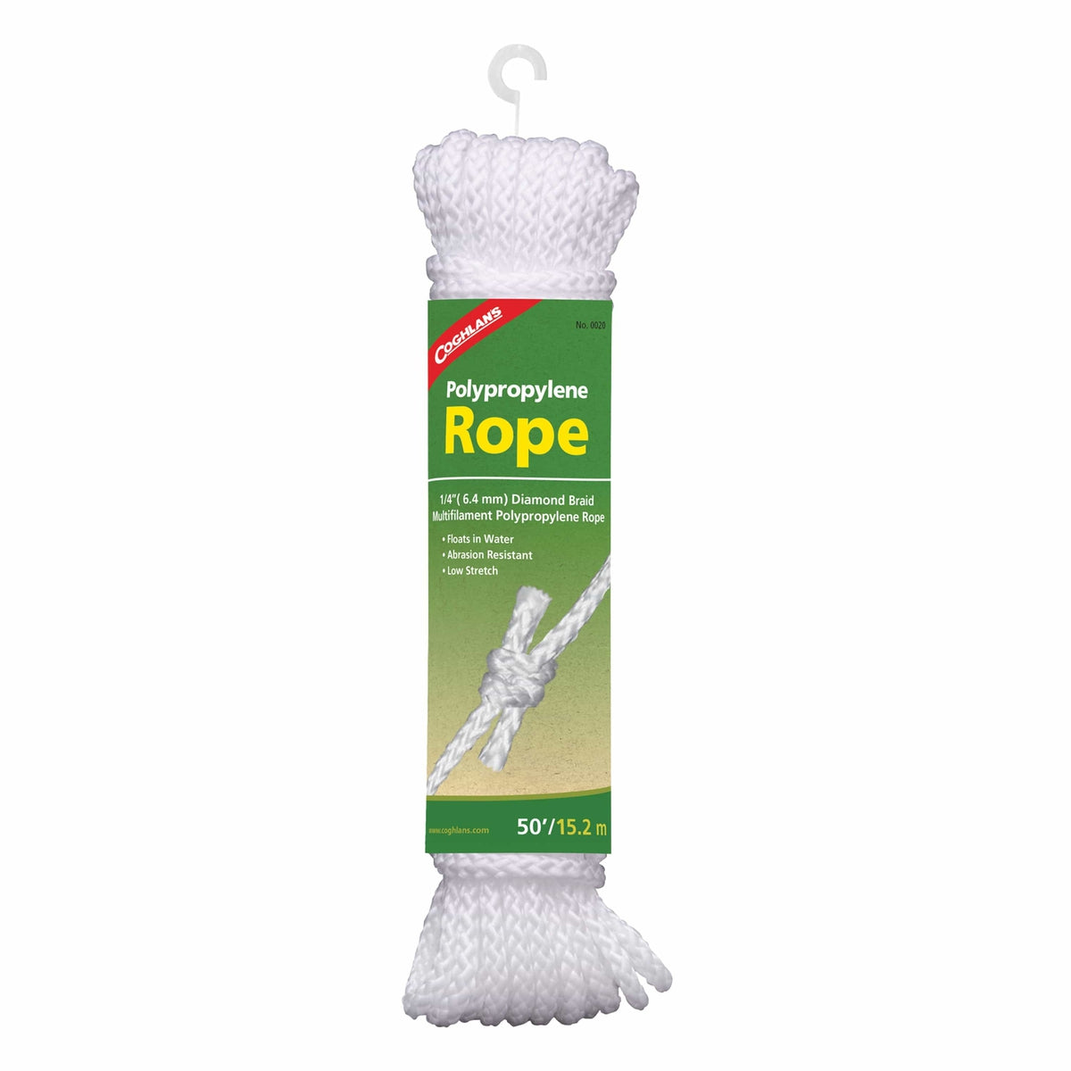 Coghlans Qualifies for Free Shipping Coghlans Poly Rope 50' Long #0020
