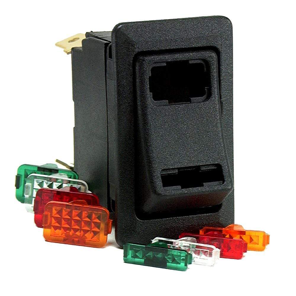 Cole Hersee Company Qualifies for Free Shipping Cole Hersee Lighted Rocker Switch SPDT On-Off-On 4-Blade #58328-103-BP