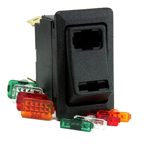Cole Hersee Company Qualifies for Free Shipping Cole Hersee Lighted Rocker Switch SPDT On-Off-On 4-Blade #58328-103-BP