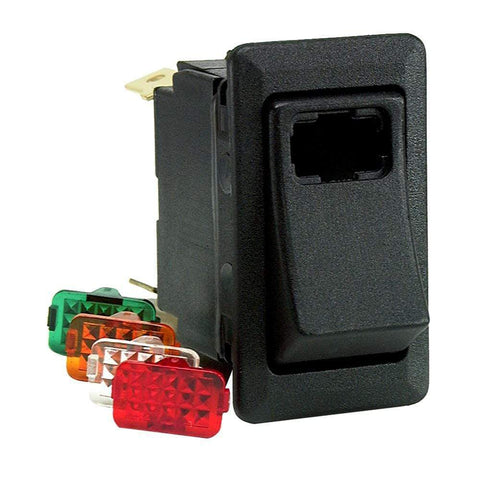 Cole Hersee Company Qualifies for Free Shipping Cole Hersee Lighted Rocker Switch SPST On-Off 3-Blade #58328-100-BP