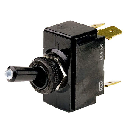 Cole Hersee Company Qualifies for Free Shipping Cole Hersee Lighted Tip Toggle Switch SPST On-Off 4-Blade #M-54111-01-BP