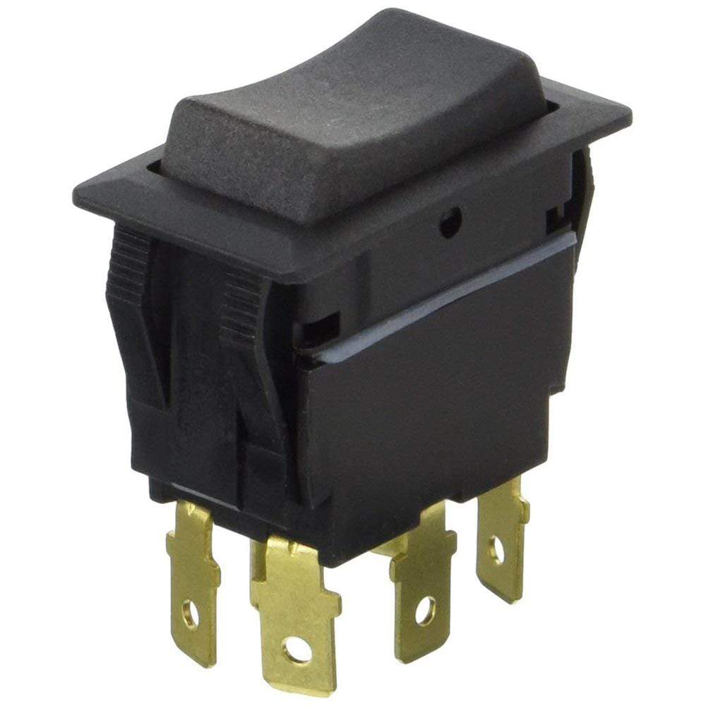 Cole Hersee Company Qualifies for Free Shipping Cole Hersee Non-Illuminated Rocker Switch DPDT On-Off-On #58027-07-BP