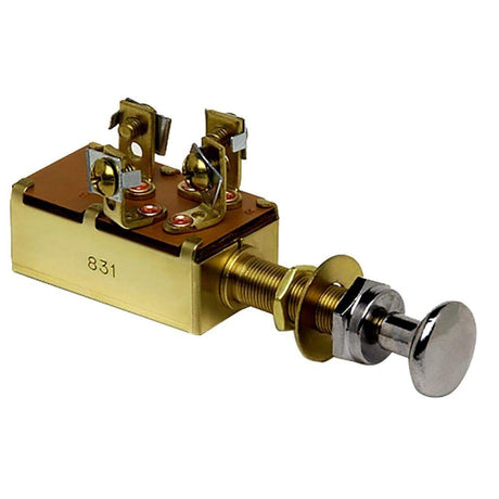 Cole Hersee Company Qualifies for Free Shipping Cole Hersee Push Pull Switch SPDT Off-On1-On2 4-Screws #M-532-BP