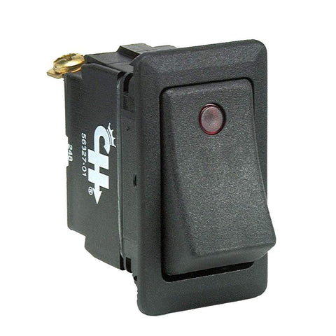 Cole Hersee Company Qualifies for Free Shipping Cole Hersee Rocker Switch with Small Round Pilot Light #56327-01-BP
