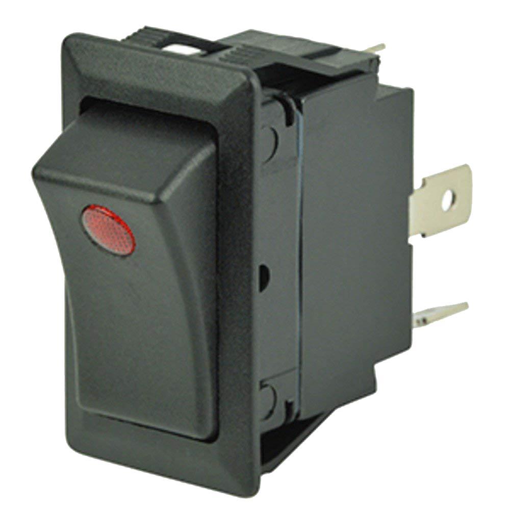 Cole Hersee Company Qualifies for Free Shipping Cole Hersee Rocker Switch with Small Round Pilot Light #58327-01-BP
