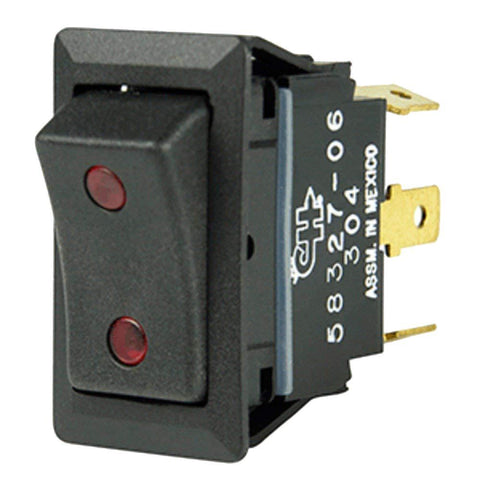 Cole Hersee Company Qualifies for Free Shipping Cole Hersee Rocker Switch with Small Round Pilot Light #58327-06-BP