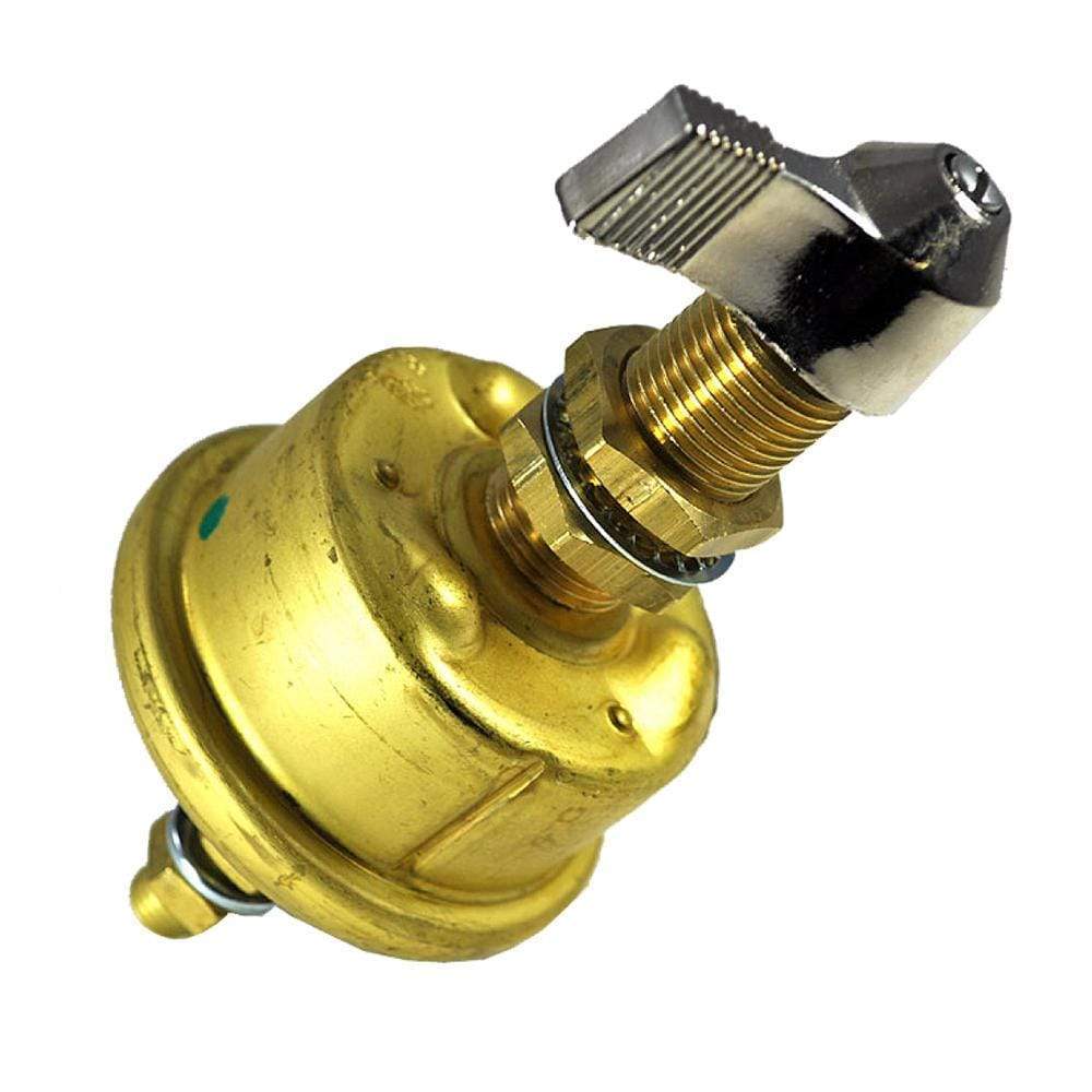Cole Hersee Company Qualifies for Free Shipping Cole Hersee Single-Pole Brass Battery Switch & Faceplate #M-284-09-BP