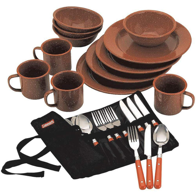 Coleman Qualifies for Free Shipping Coleman 24-pc Speckled Enamelware Cook Set #2000016407