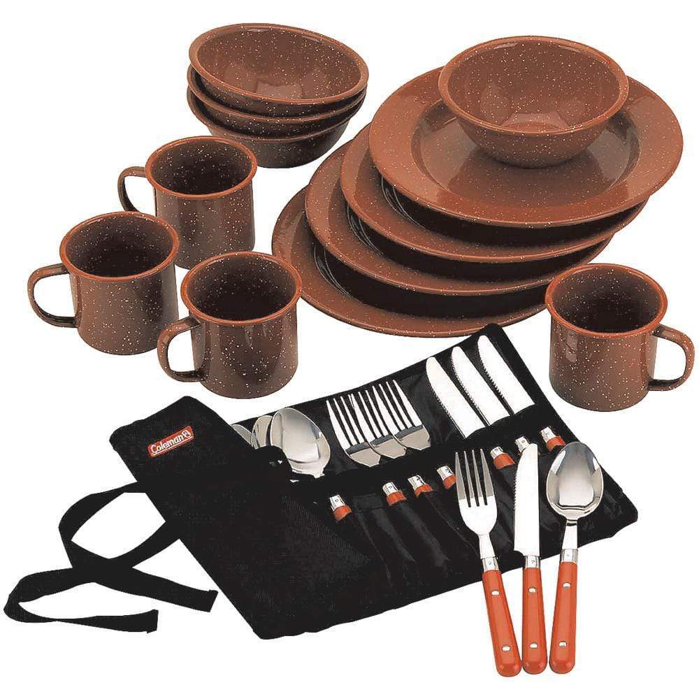 Coleman Qualifies for Free Shipping Coleman 24-pc Speckled Enamelware Cook Set #2000016407