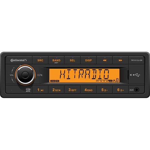 Continental Qualifies for Free Shipping Continental Stereo AM/FM/USB/MP3/WMA/BT 12v #TR7411U-ORK