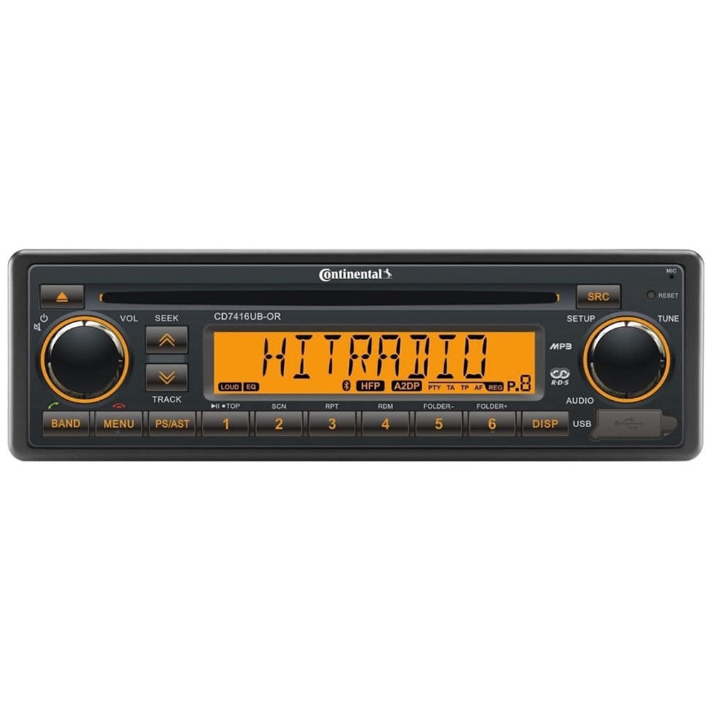 Continental Qualifies for Free Shipping Continental Stereo CD/AM/FM/USB/MP3/WMA/BT 12v #CD7416UB-OR