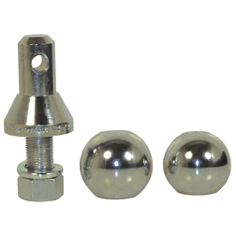 Convert-A-Ball Qualifies for Free Shipping Convert-A-Ball 1" Standard Chrome Shank 2" Ball Set #904B
