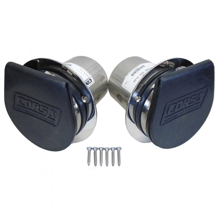 Corsa Qualifies for Free Shipping Corsa 4" Exhaust Tip with 90-Degree Flange #11050