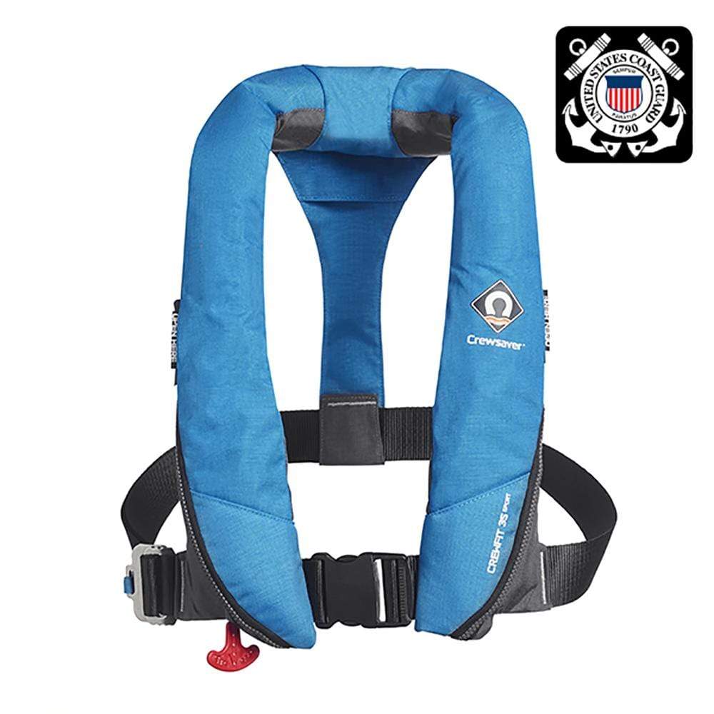 Crewsaver Qualifies for Free Shipping Crewsaver Crewfit 35 Sport Automatic Blue #904025A