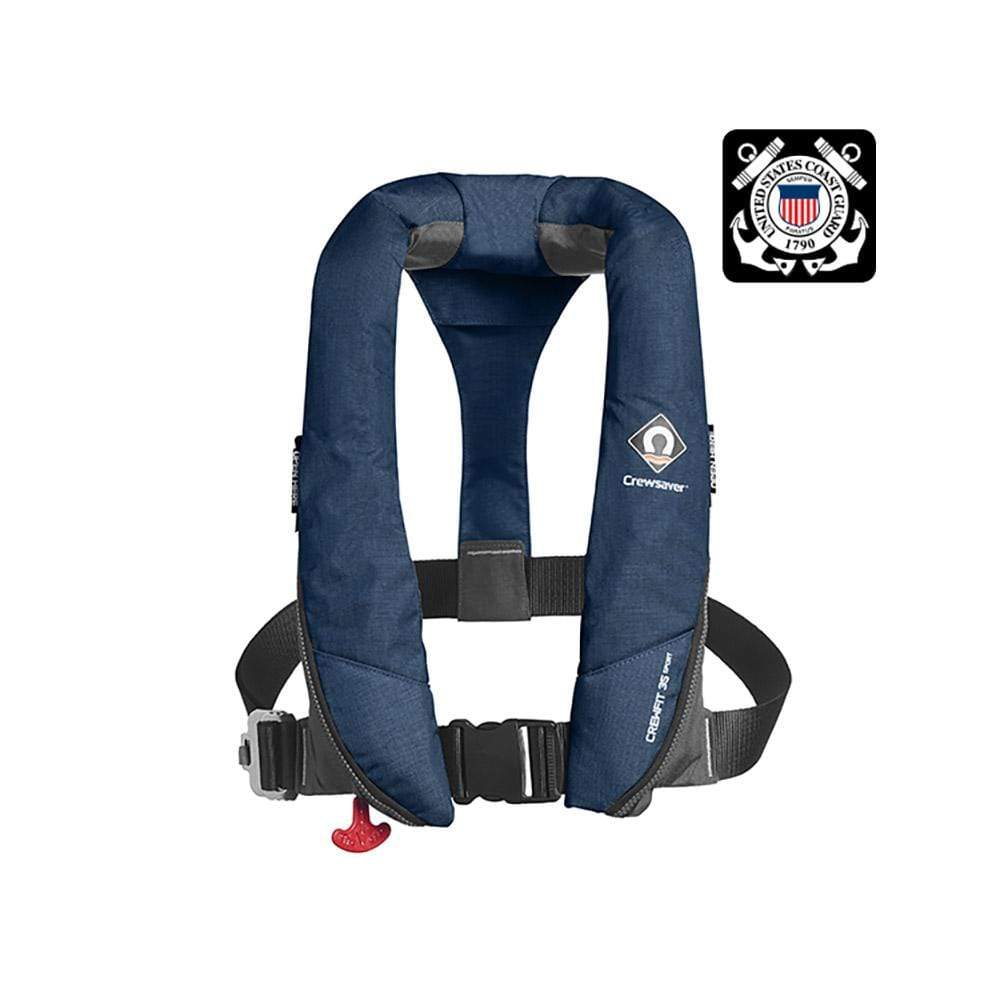 Crewsaver Qualifies for Free Shipping Crewsaver Crewfit 35 Sport Automatic Navy Blue #55-9501NBA