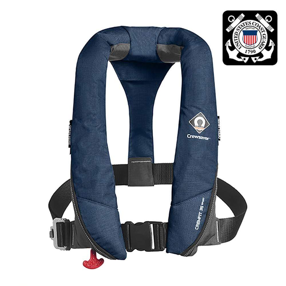 Crewsaver Qualifies for Free Shipping Crewsaver Crewfit 35 Sport Automatic Navy Blue #904054