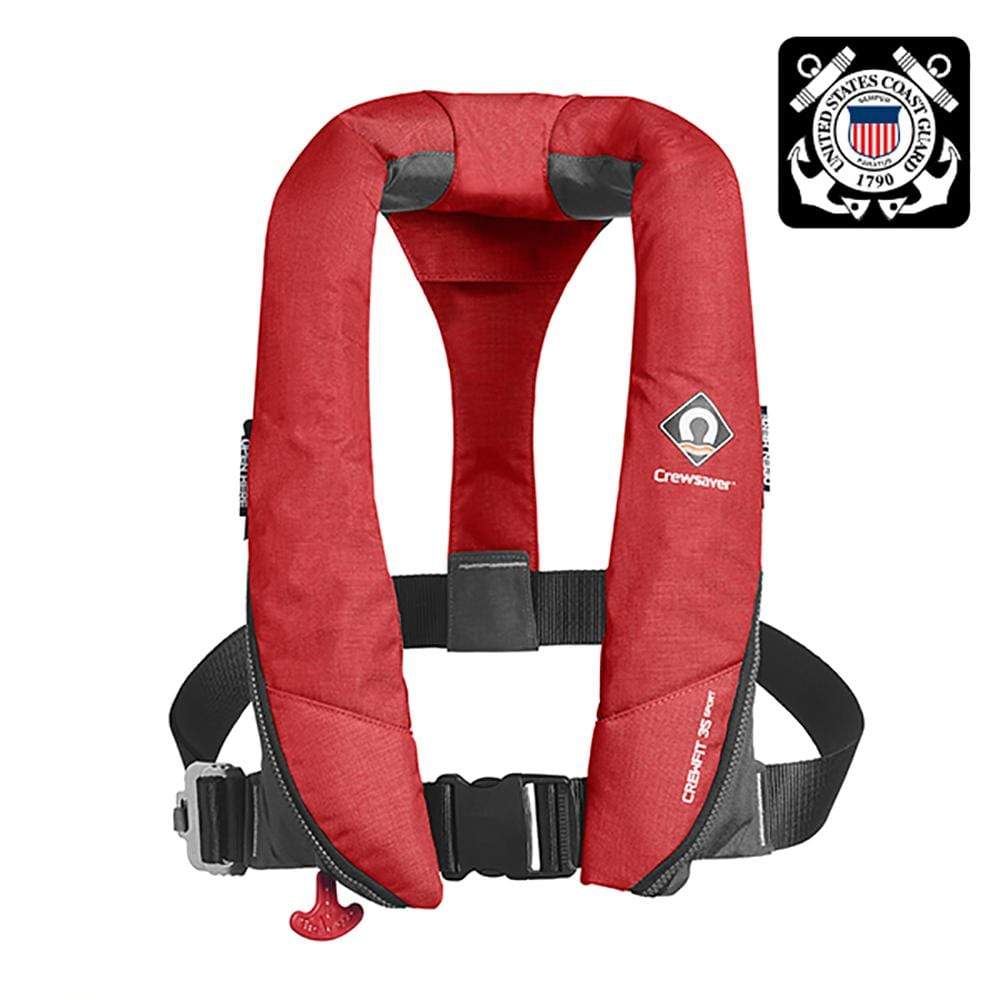 Crewsaver Qualifies for Free Shipping Crewsaver Crewfit 35 Sport Automatic Red #904041