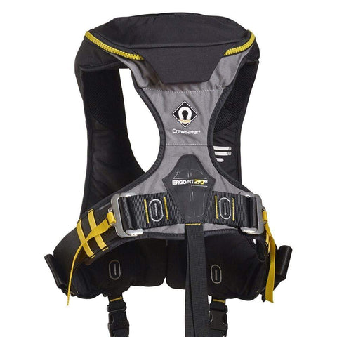 Crewsaver ErgoFit 290n Extreme Automatic with Harness #55-9145BKAP