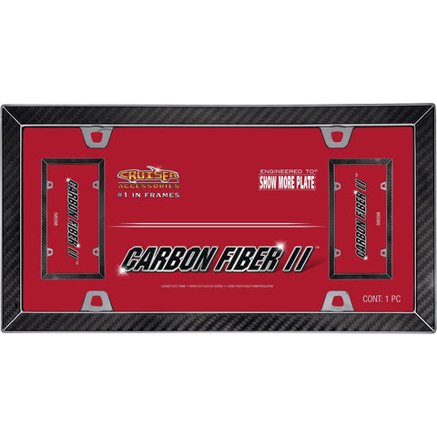 Cruiser Accessories Qualifies for Free Shipping Cruiser License Plate Frame Carbon Fiber II Metal #58098