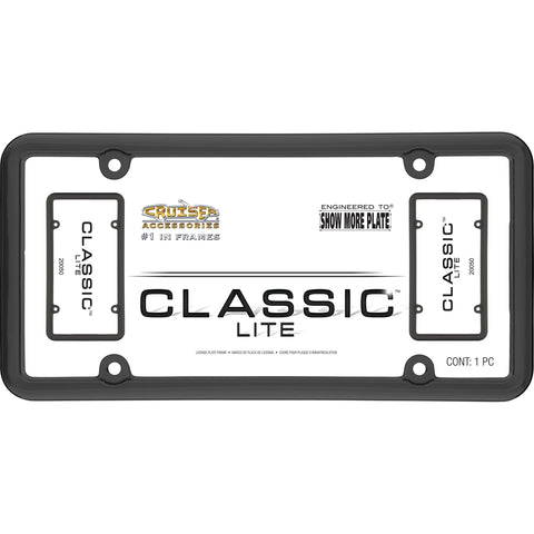 Cruiser Accessories Qualifies for Free Shipping Cruiser License Plate Frame Classic Lite Metal #20050