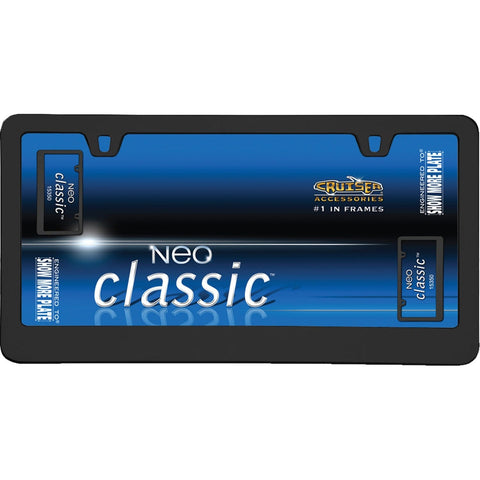 Cruiser Accessories Qualifies for Free Shipping Cruiser License Plate Frame Neo Classic Black #15350