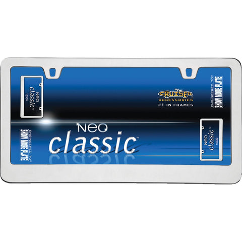 Cruiser Accessories Qualifies for Free Shipping Cruiser License Plate Frame Neo Classic Chrome #15330