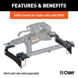 CURT Not Qualified for Free Shipping CURT 5th Wheel Install Brackets fits Silverado/Sierra 2500 3500 HD #16429