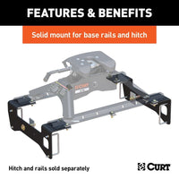 CURT Oversized - Not Qualified for Free Shipping CURT 5th Wheel Install Brackets Select Silverado/Sierra 1500 6.5' Bed #16415