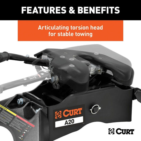 CURT Truck Freight - Not Qualified for Free Shipping CURT A20 5th Wheel Hitch #16140