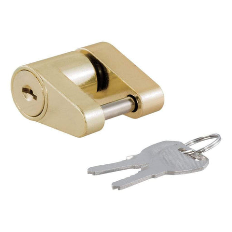 CURT Qualifies for Free Shipping CURT Coupler Lock 1/4" Pin 3/4" Latch Span Brass Plated #23022