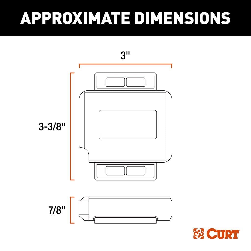 CURT Qualifies for Free Shipping CURT Echo Under-Dash Trailer Brake Controller Bluetooth Smartphone #51190