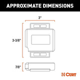 CURT Qualifies for Free Shipping CURT Echo Under-Dash Trailer Brake Controller Bluetooth Smartphone #51190