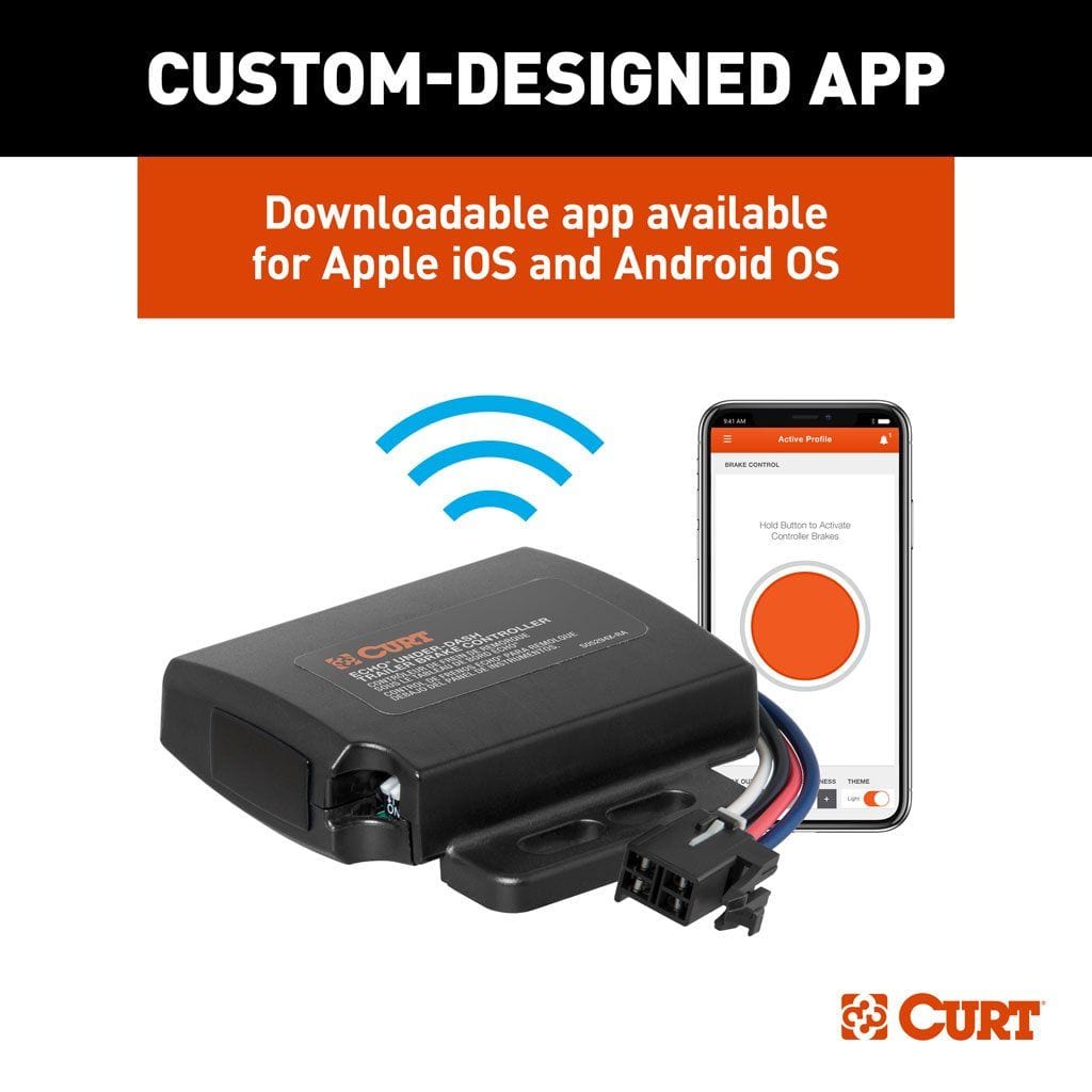 CURT Qualifies for Free Shipping CURT Echo Under-Dash Trailer Brake Controller Bluetooth Smartphone #51190