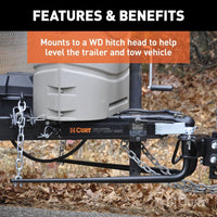 CURT Qualifies for Free Shipping CURT Repl Round Weight Distribution Hitch Spring Bar 31-5/8