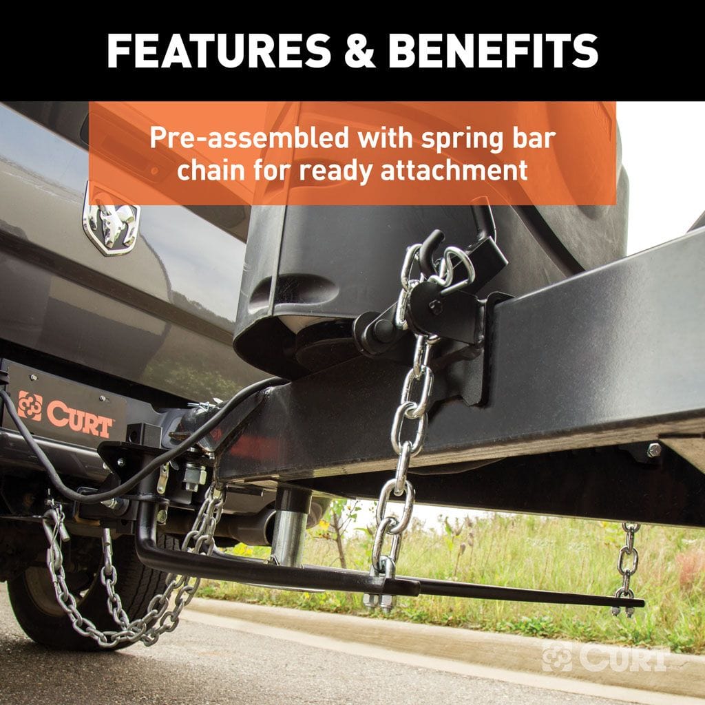 CURT Qualifies for Free Shipping CURT Repl Round Weight Distribution Hitch Spring Bar 31-5/8" Long 14K #17117