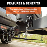 CURT Qualifies for Free Shipping CURT Repl Round Weight Distribution Hitch Spring Bar 31-5/8" Long 14K #17117
