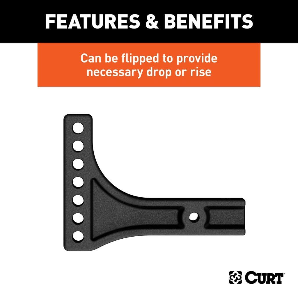CURT Qualifies for Free Shipping CURT Repl Weight Dist Hitch Shank 2-1/2" Receiver 2" Drop 6" Rise #17131
