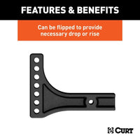 CURT Qualifies for Free Shipping CURT Repl Weight Dist Hitch Shank 2-1/2
