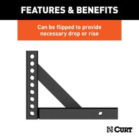 CURT Qualifies for Free Shipping CURT Repl Weight Dist Hitch Shank 2