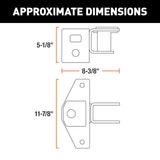 CURT Qualifies for Free Shipping CURT Replacement Round Bar Weight Distribution Hitch Head #17107