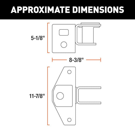 CURT Qualifies for Free Shipping CURT Replacement Round Bar Weight Distribution Hitch Head #17107