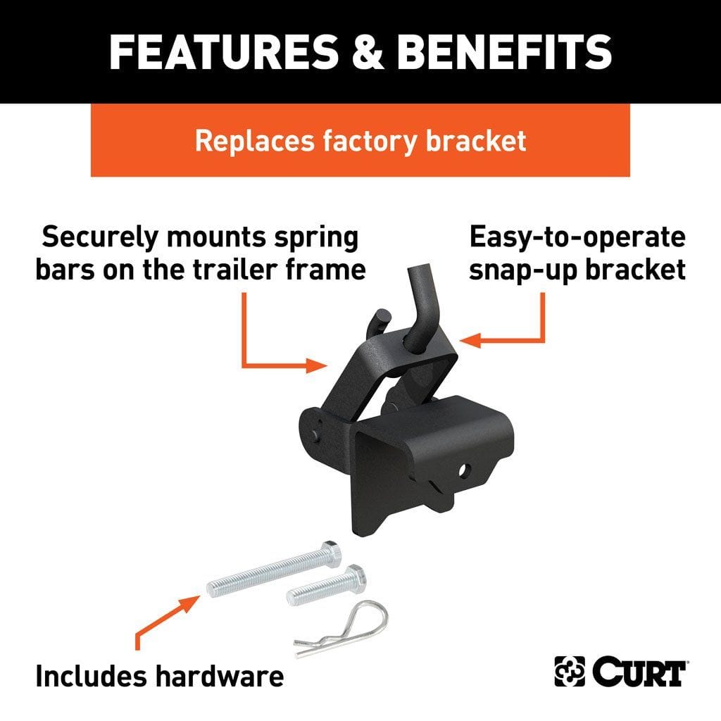 CURT Qualifies for Free Shipping CURT Replacement Weight Distribution Hitch Hookup Bracket #17008