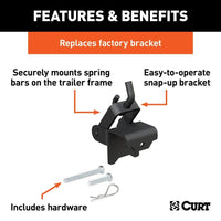 CURT Qualifies for Free Shipping CURT Replacement Weight Distribution Hitch Hookup Bracket #17008