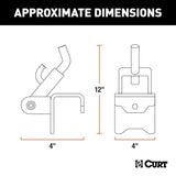 CURT Qualifies for Free Shipping CURT Replacement Weight Distribution Hitch Hookup Brackets #17208