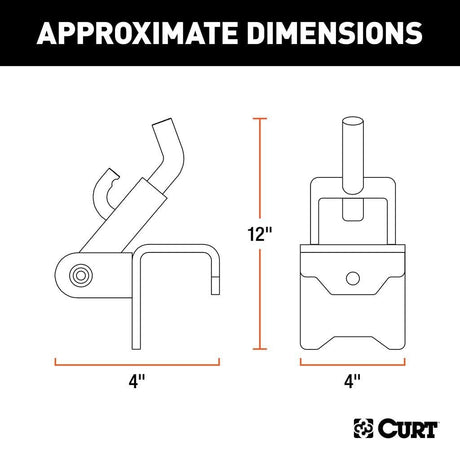 CURT Qualifies for Free Shipping CURT Replacement Weight Distribution Hitch Hookup Brackets #17208